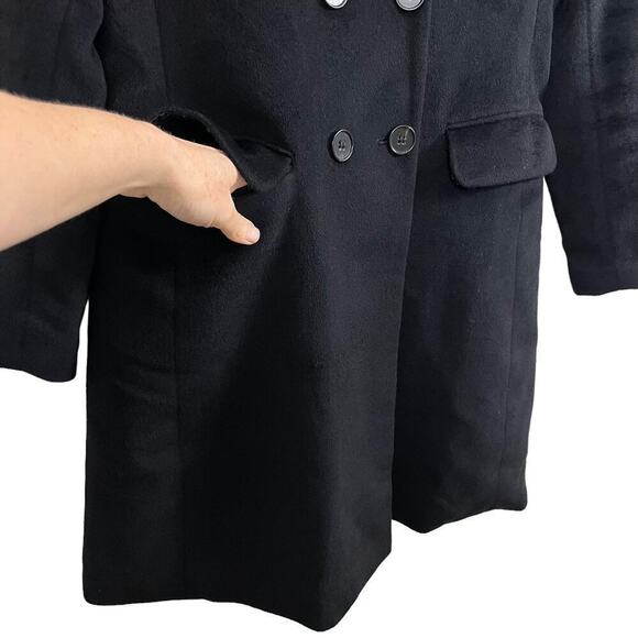 Theory Jacket Womens Small Black Wool Cashmere Angora Old Money Quiet Luxury - Picture 4 of 14